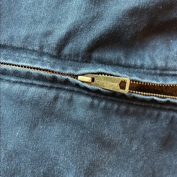 Carhartt Men Jacket Rare Vintage Duck Canvas Sherpa Zip Jacket Size 3XL - Picture 8 of 10